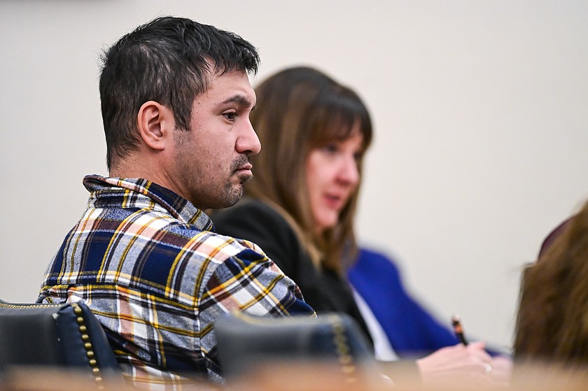 Kenneth James Floyd is shown at his trial in Flathead County District Court in Kalispell on Tuesday, Oct. 28. (Casey Kreider/Daily Inter Lake)