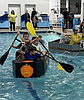 Off to the cardboard boat races