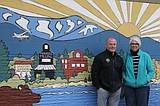 ‘Sandpoint Then and Now’: Local artist draws on memories for mural