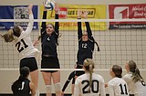 STATE HIGH SCHOOL VOLLEYBALL TOURNAMENTS: Coeur du Christ falls in state debut