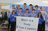 STATE CROSS COUNTRY MEETS: Blue, times three ... Coeur d'Alene boys, Timberlake girls, Cd'A Charter's Annabelle Carr claim state titles Saturday in Lewiston Orchards