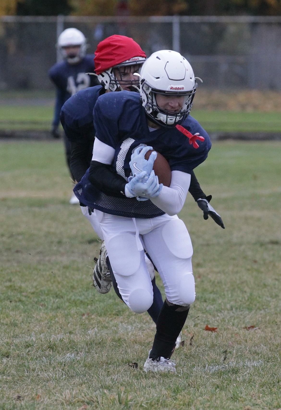 MARK NELKE/Press
Coeur du Christ senior wide receiver/defensive back Greg Hayes.