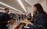 Eighth grade students engage with industry pros at career event