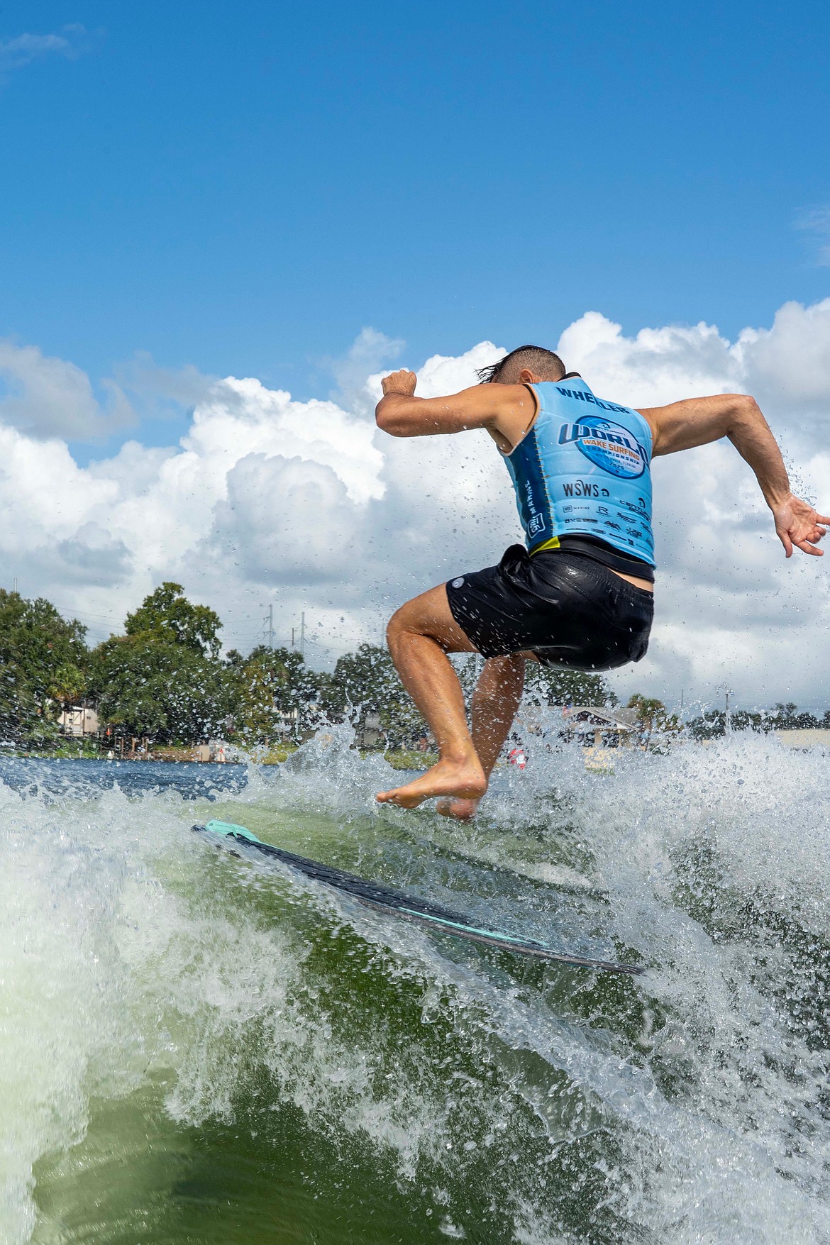 Courtesy photo
Adam Wheeler in action, wakesurfing.