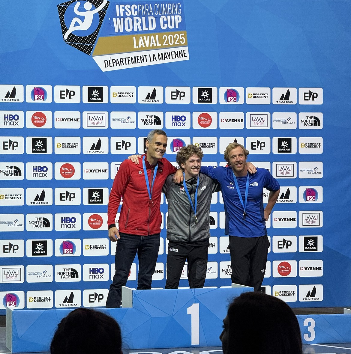 Mason Keough won a gold medal from the International Federation of Sport Climbing Para Climbing in the World Cup competition in Laval, France.