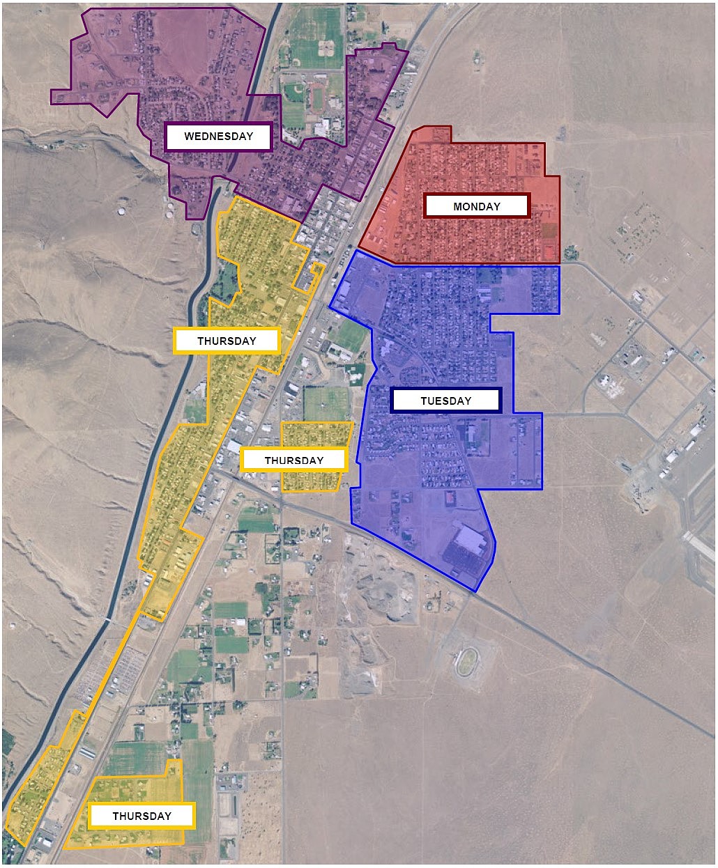 The City of Ephrata will be having its annual leaf pick up beginning Nov. 17. Here are the days and locations of the service.