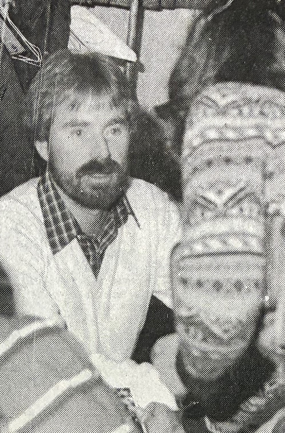 In 1980, Kansas City pitcher Dan Quisenberry signs an autograph during a visit to Coeur d’Alene.