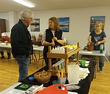 Soap Lake Creative District creating tile mural