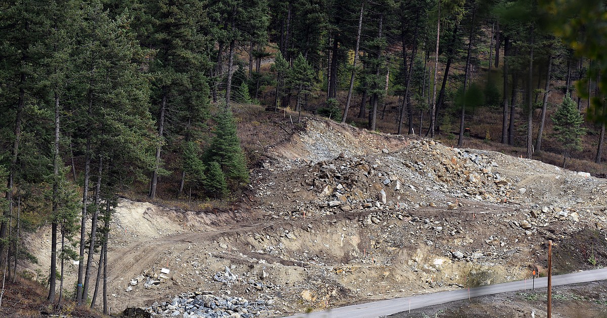 US 93 West of Whitefish construction paused for winter