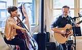 Guitarist Floridis and cellist Jennifer Slayden to play benefit concerts