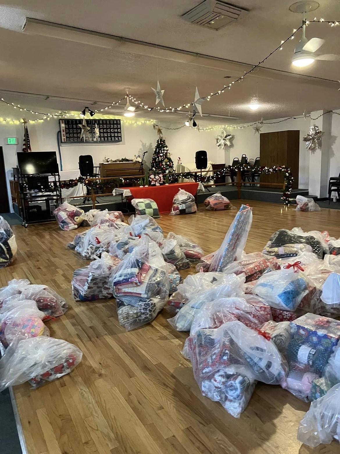 Christmas presents wait at the Soap Lake Community Center to be handed over to the children who will enjoy them. Frosty’s Friends Toys for Kids in Soap Lake is just one of the organizations in the Basin collecting toys this month for Christmas.