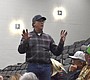 Mattawa-area farmer John Doebler asks a question at …