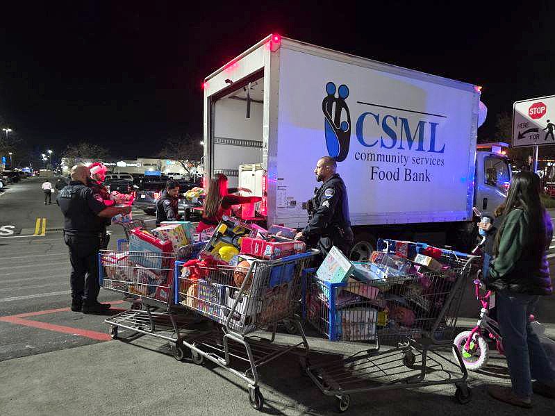 Some of the toys collected through the MLPD Cops for Tots program will be distributed through the Moses Lake Food Bank. Others will go to Restore City Church and the Boys & Girls Club for distribution.