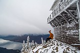 A snowy hike to Glacier National Park's Mount Brown lookout