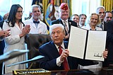 Trump signs executive order that could reclassify marijuana as a less dangerous drug