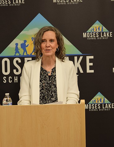 Moses Lake School District Superintendent Carol Lewis said Thursday that it is time for the district and community to move forward and stick to the plans set forth for the district's finances and in its contract negotiations with the local teachers union.