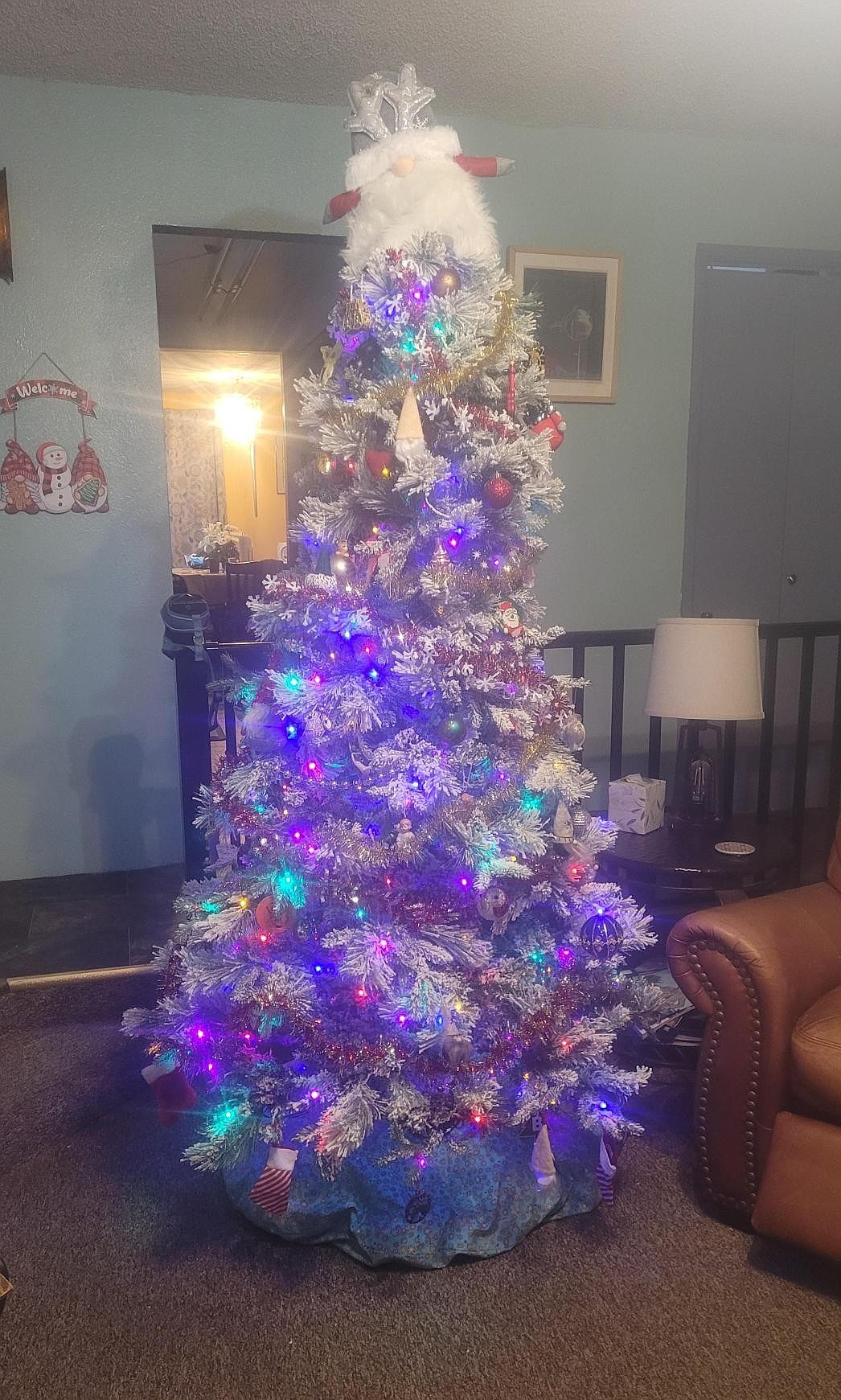 Managing Editor R. Hans “Rob” Miller and his wife, Brandee Miller, went with a gnome-themed tree with a variety of traditional ornaments, gnome ornaments and, of course, a gnome tree topper. The couple both love Christmas and enjoy the lights and family time the holiday brings.