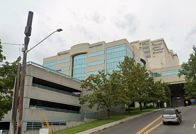 One man was flown to Providence Sacred Heart Medical Center in Spokane after what authorities say appears to be a vehicular assault Tuesday evening.