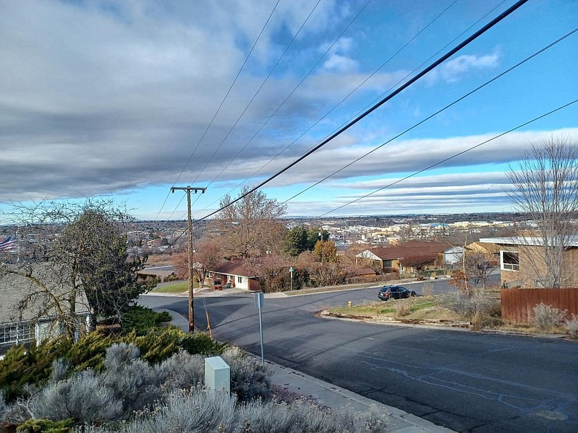 Sun shines down on Moses Lake from a vantage near Juniper Park Saturday. While parts of the weekend were beautiful, clouds are expected to come in and temperatures are expected to be below freezing most nights this week.