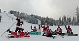 Santa day brings joy and fun to Lookout ski slopes