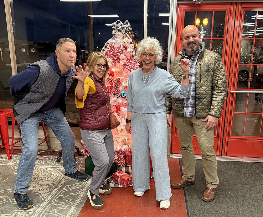 From left: James Shank, Heather Mason, Joy Howard and Adam Munro will show their best footwork Jan. 10 in Dancing with the Moses Lake Stars.