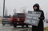 Coeur d'Alene demonstrators remember Jan. 6