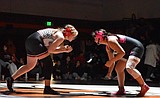 Huskies take close victory on the mat against Tigers