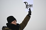 Minneapolis protesters vent their outrage after an ICE officer kills a woman