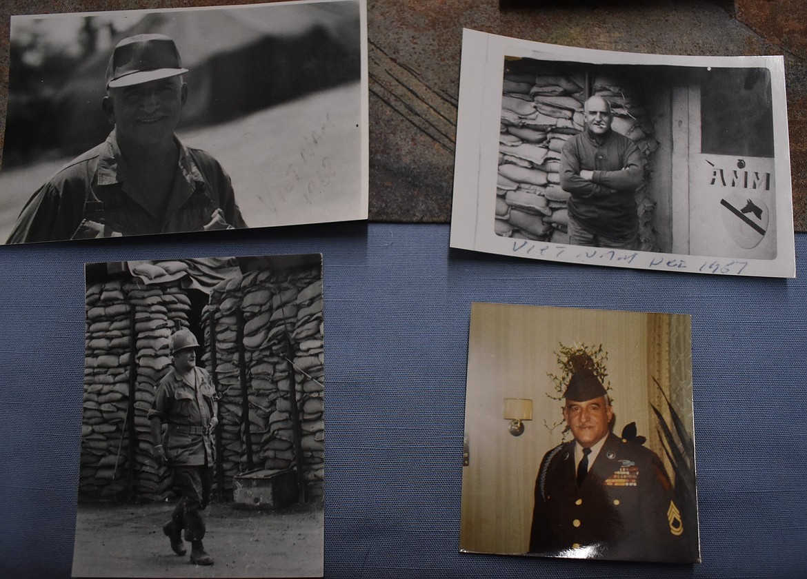 A collection of photos from Herbert Black’s time serving in Vietnam, with the bottom right being taken when he finally completed his service with the U.S. Army. Richard Black said his father, Herbert, was 47 at the time when he was first called to serve in Vietnam.