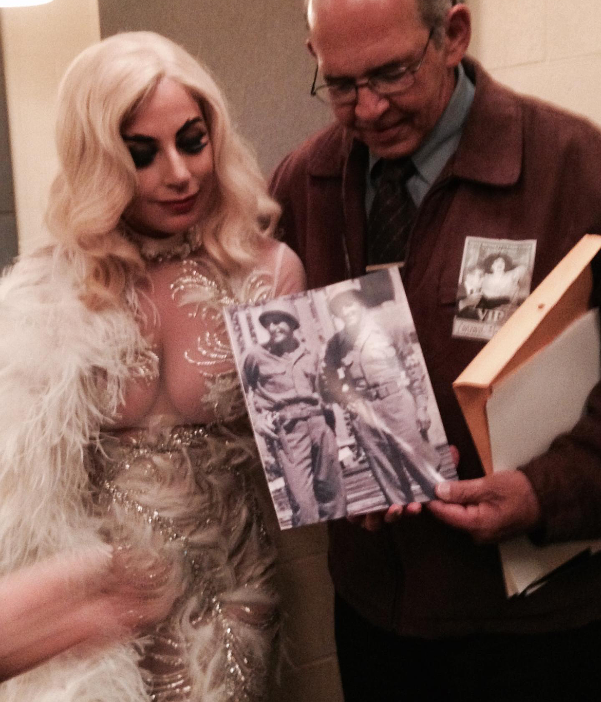 In 2015, Richard Black met Lady Gaga during her and Tony Bennett’s "Cheek to Cheek" tour. Backstage Black gave Lady Gaga a copy of the photo of his father and Bennett from the war, which he said she still has displayed in her house to this day.