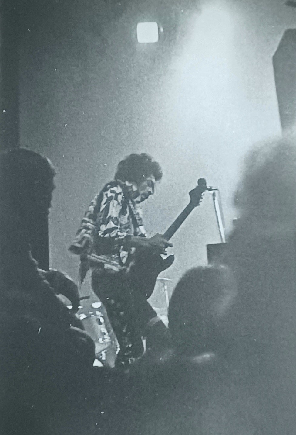 A photo from the first time Richard Black saw his favorite artist, Jimi Hendrix in Berlin at the Sportpalast. Richard said he spent a lot of time growing up listening to music and attending concerts in Berlin.