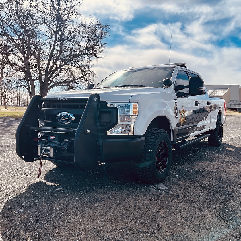 Law enforcement officers are looking for the suspect in an early-morning shooting near Ephrata.