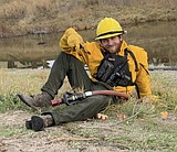 Firefighter dies in parking lot accident near Bigfork