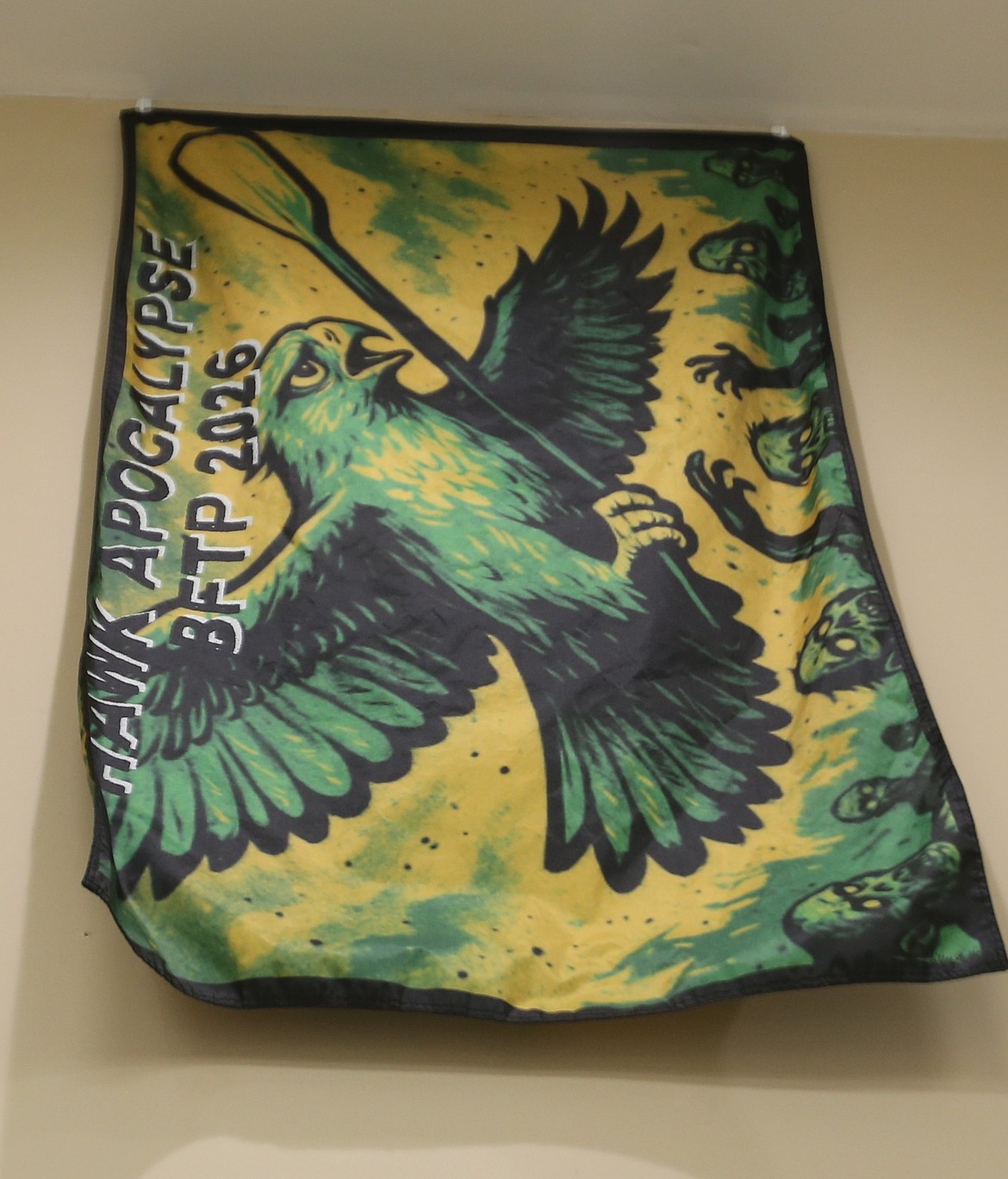The "Hawk Apocalypse" Battle for the Paddle 2026 winner flag is freshly hung in the halls of Lakeland High School.