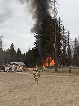 Ferndale residents report hearing explosion before structure fire