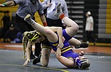 Wrestlers represent at home duals