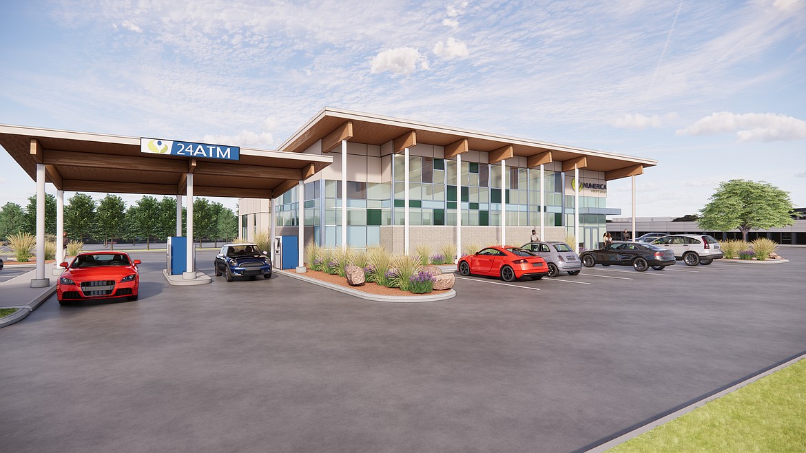 The new Numerica Credit Union branch, expected to open in September, will offer small business and commercial banking, mortgage lending and investment services.