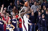 Graham Ike scores 30 points in return from injury as No. 6 Gonzaga beats Saint Mary's 73-65