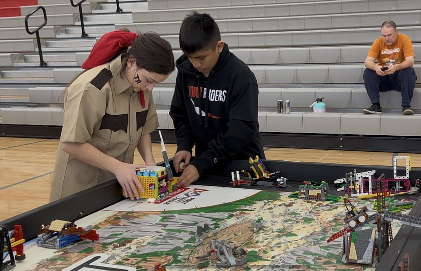 Royal Middle School robotics students get ready for state competition in January. Royal voters are approving a two-year educational programs and operations levy request.