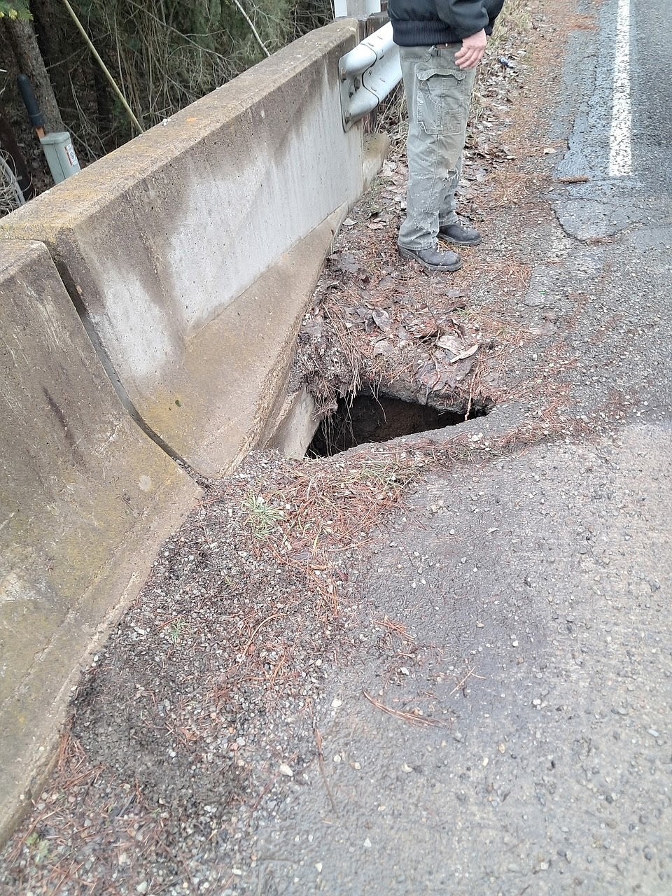 The deck of the Amy Bridge has sustained severe damage during recent flooding and will be repaired and paved as part of an upcoming project.
