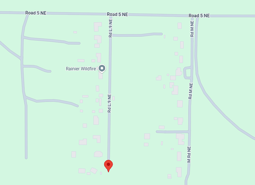 Grant County Sheriff's Office deputies are on the scene of an officer involved shooting at the approximate location shown.