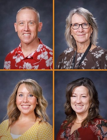 Clockwise, from top left: Jay Mills, Jenny Ratigan, Rhonda Hagy and Laina Mitchell serve as Ephrata High School’s guidance counselors, helping students plan their futures through to graduation and beyond.