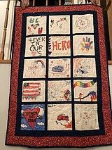 Kids use art to send love to firefighters
