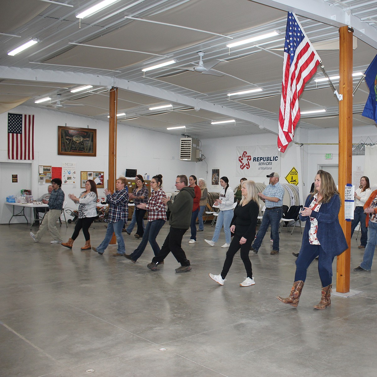 PHOTO: Line dancing lessons | Valley Press/Mineral Independent