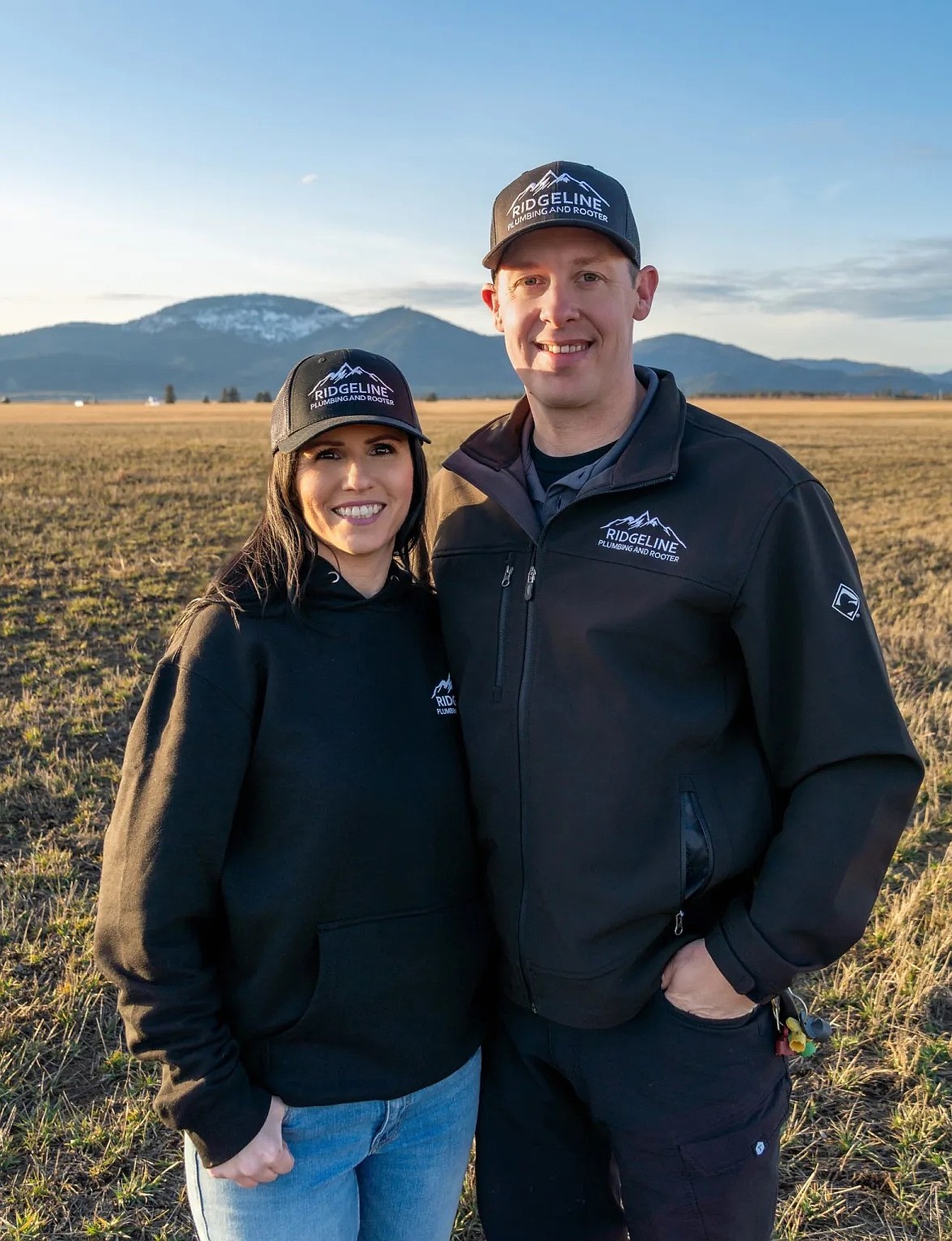 Christine and Shane Corey of Ridgeline Plumbing in Rathdrum.