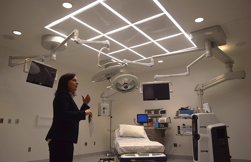 Samaritan Hospital Chief Executive Officer Theresa Sullivan said the operating rooms in the new facility are larger, giving more flexibility.