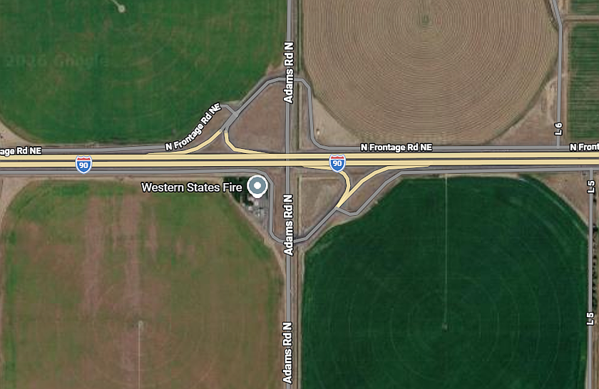 The overpass at Adams Road between Moses Lake and George has been closed while Washington Department of Transportation inspectors evaluate whether the structure is safe. This is the third bridge in Grant County to see serious issues in recent weeks.