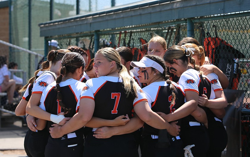 Last year’s Ephrata Tigers Softball team huddles together ahead of their first state tournament game. Head Coach Lesa Trevino is confident her team will be competitive as the new season kicks off soon.
