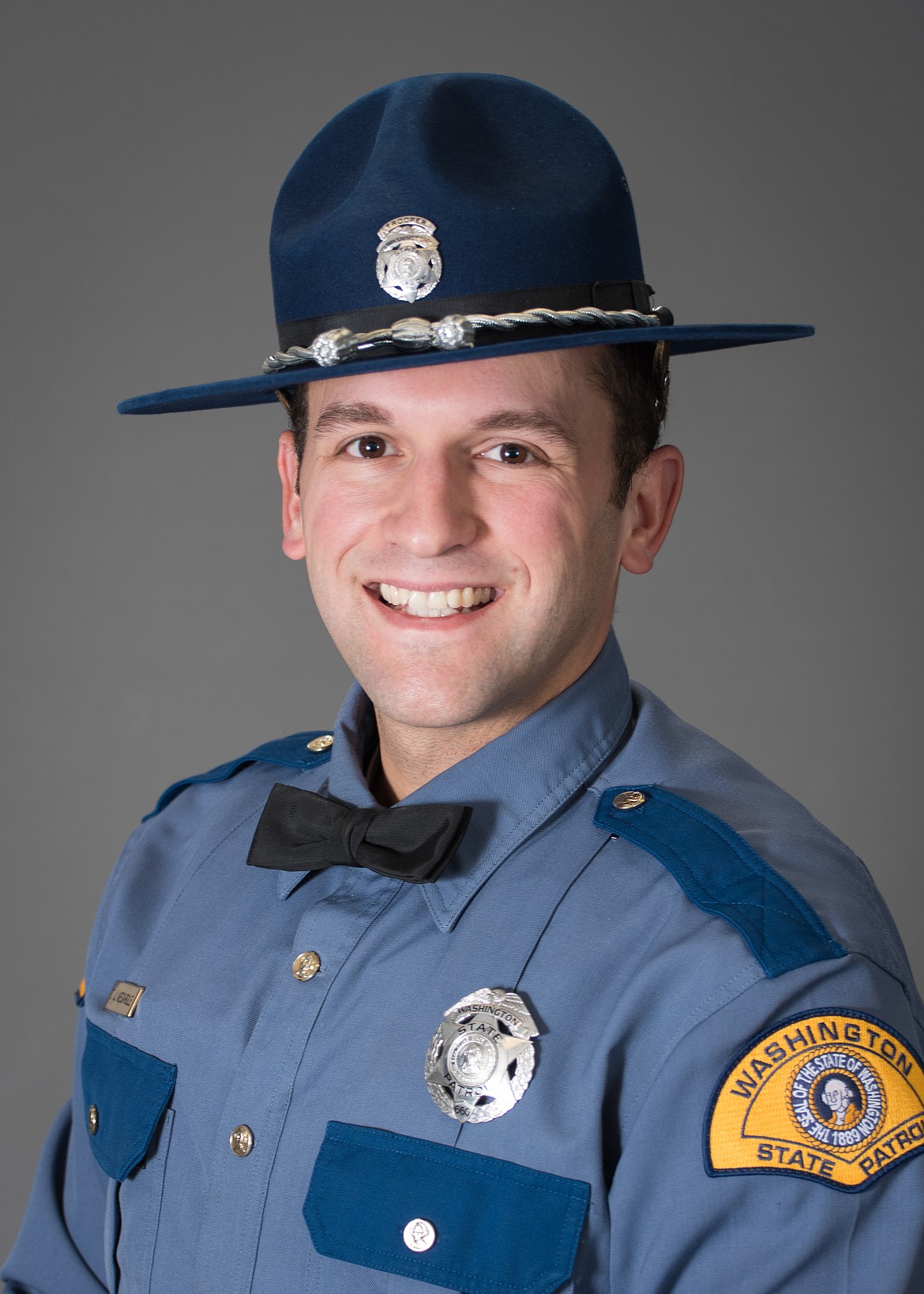 Trooper Thomas Megargle of Ellensburg has been named the Washington State Patrol’s Trooper of the Year for 2025.