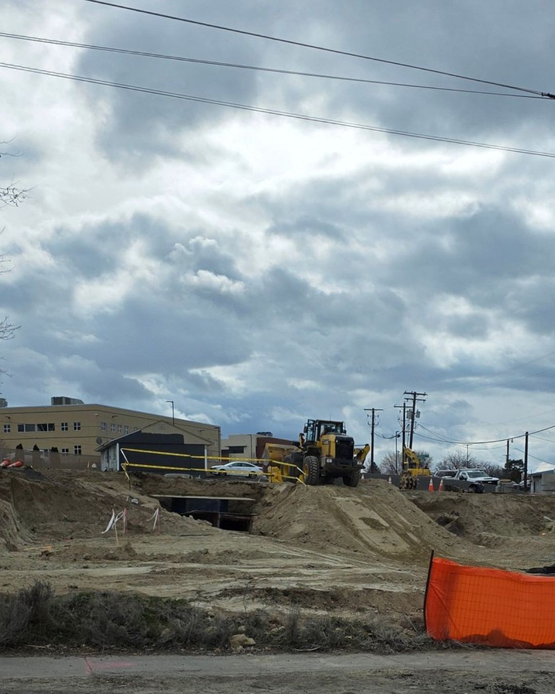Construction is ongoing on a project to connect Coolidge Street to East Wheeler Road and hopefully improve access to Moses Lake Community Health Centers.